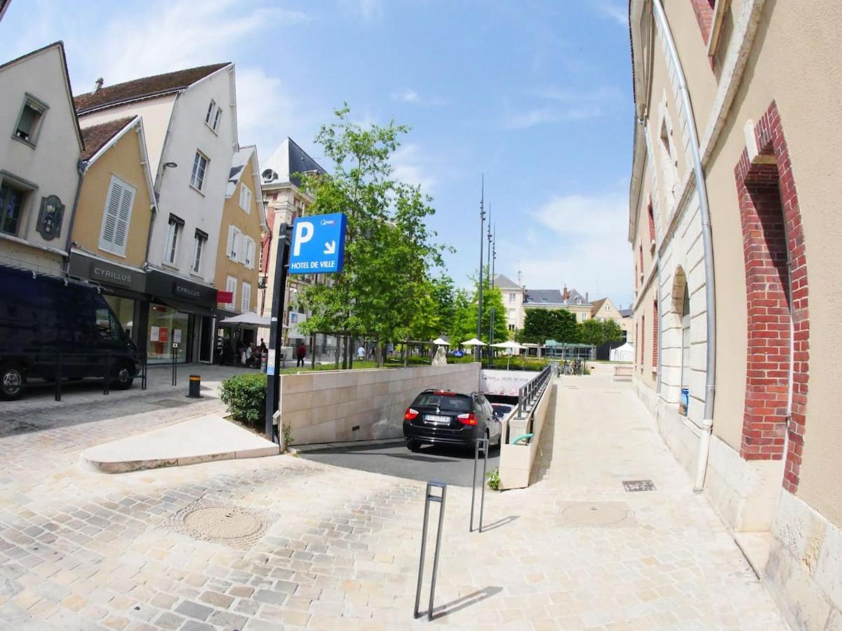 Chartres Coeur De Ville, Beau 2 Pieces Chaleureux Et Lumineux,Parking Et Wifi ! Dış mekan fotoğraf