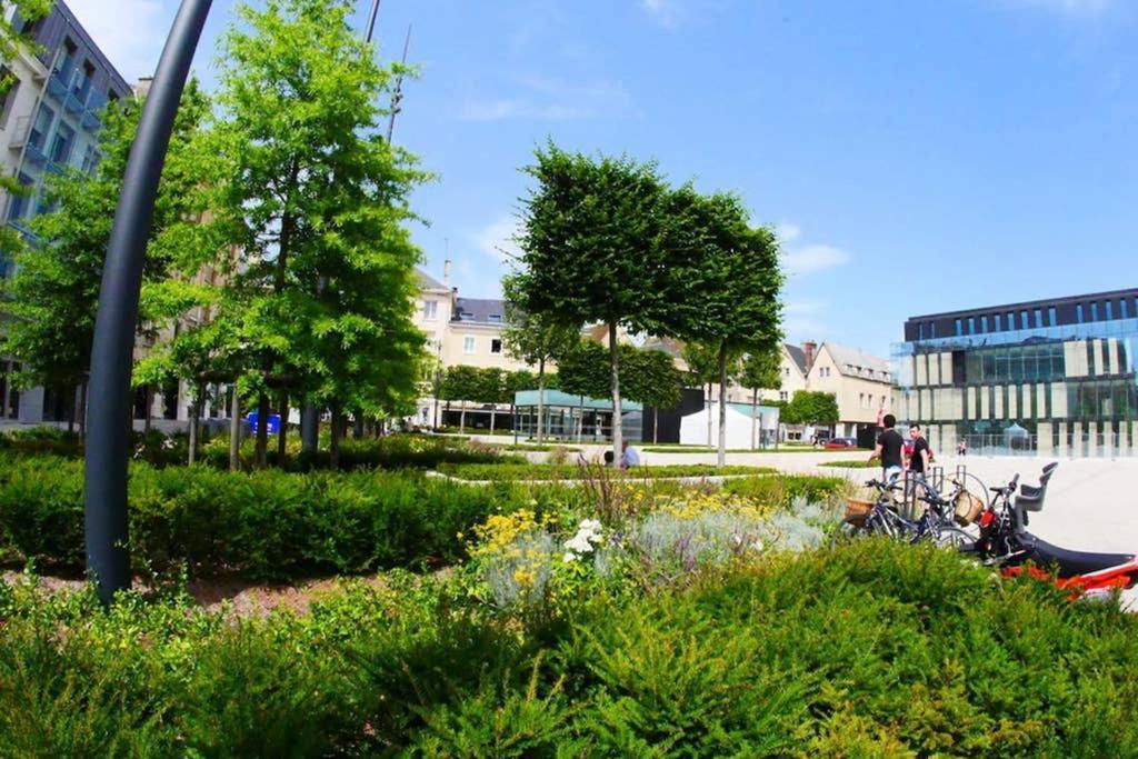 Chartres Coeur De Ville, Beau 2 Pieces Chaleureux Et Lumineux,Parking Et Wifi ! Dış mekan fotoğraf